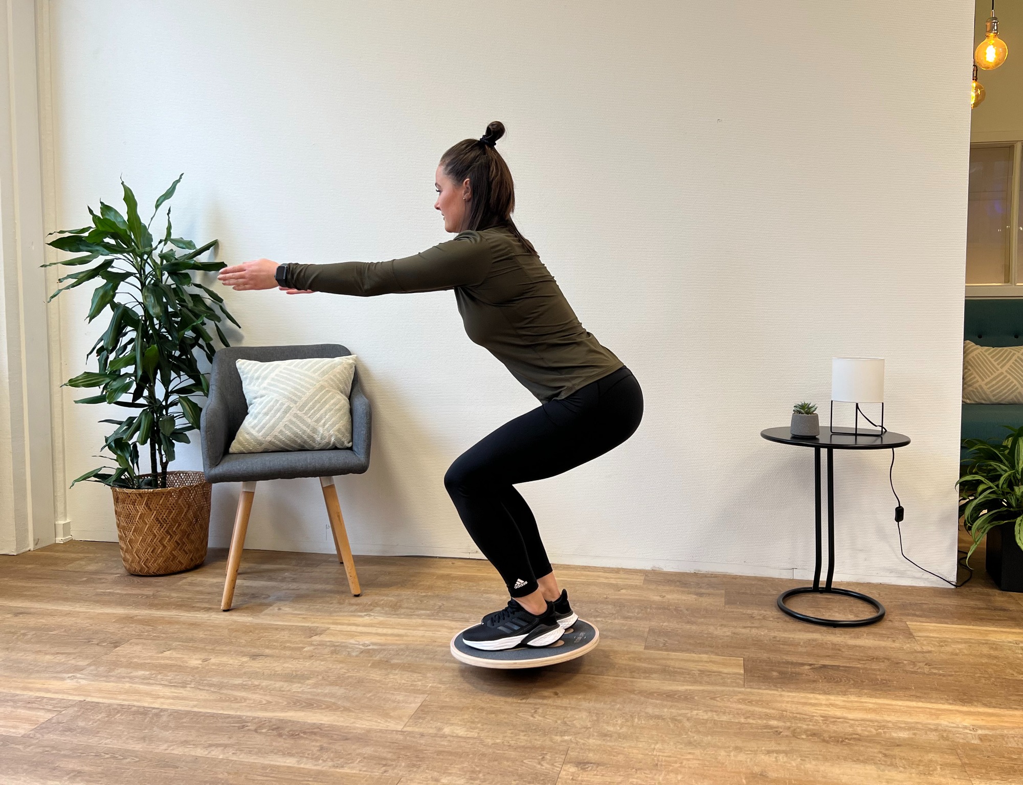 TITAN LIFE PRO Balanceboard Wooden