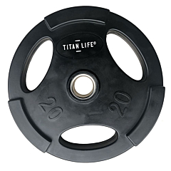 TITAN LIFE Weight Disc 20 kg, Rubber