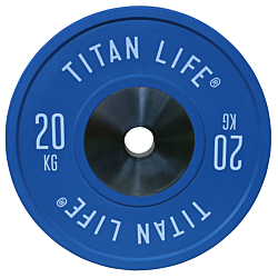 TITAN LIFE PRO Bumper Plates Elite 20 kg