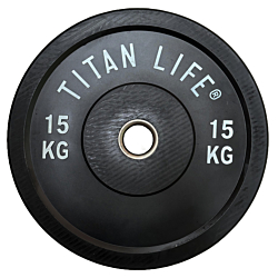 TITAN LIFE PRO Bumper Plate Rubber 15 kg
