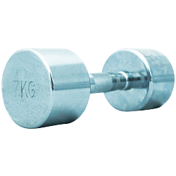 TITAN LIFE PRO Chrome Dumbbell 7 kg