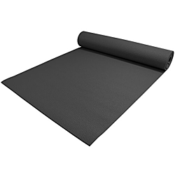 TITAN LIFE Yoga Mat, Color: Black incl, Eyelet