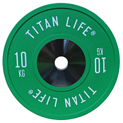 TITAN LIFE PRO Bumper Plates Elite 10 kg