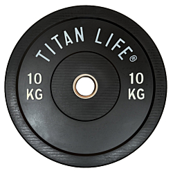 TITAN LIFE PRO Bumper Plate Rubber 10 kg