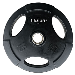 TITAN LIFE Weight Disc 15 kg, Rubber